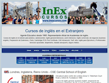 Tablet Screenshot of inexcursos.es